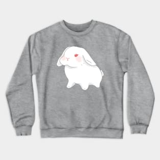 cute courious baby rew holland lop Rabbit | Bunniesmee Crewneck Sweatshirt